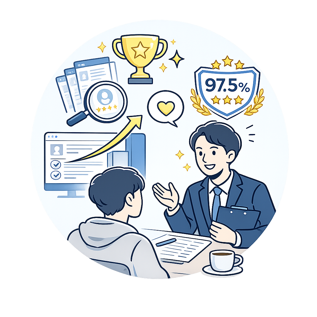 継続率97.5%